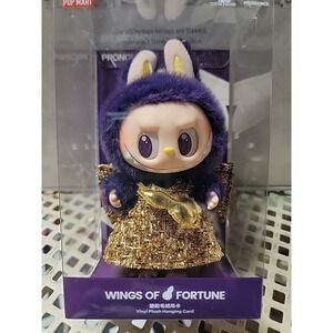 LABUBU × PRONOUNCE - WINGS OF FORTUNE Vinyl Plush‎ Hanging Card (US)